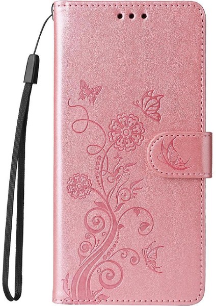 IPhone 14 Için Flip Case Pro Max Cardyuvaları Çiçek Flip Deri (Yurt Dışından)
