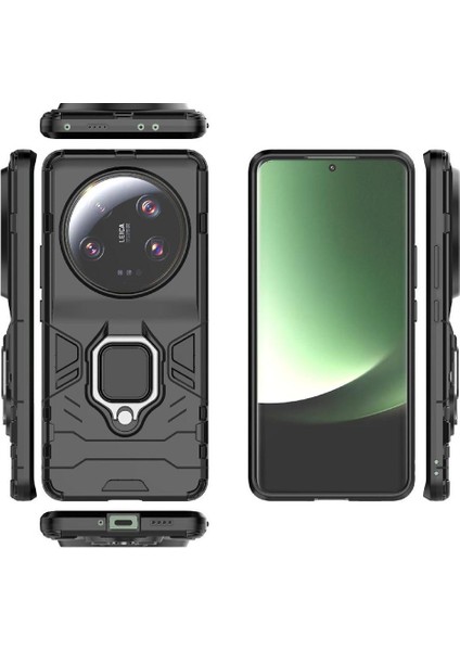 Halka Araba Montaj Kickstand Durumda Xiaomi 13 Ultra Askeri Sınıf Kickstand (Yurt Dışından)