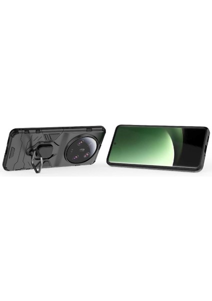 Halka Araba Montaj Kickstand Durumda Xiaomi 13 Ultra Askeri Sınıf Kickstand (Yurt Dışından)