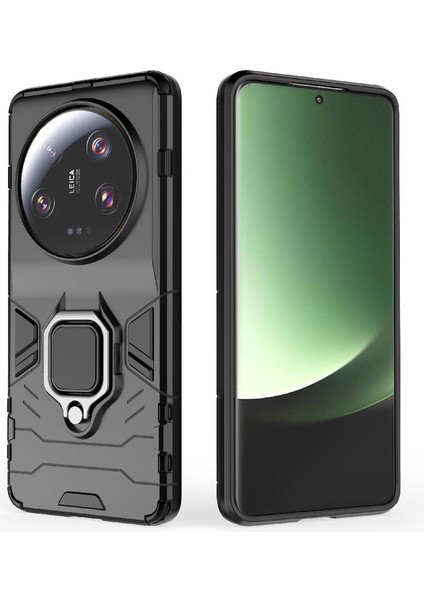 Halka Araba Montaj Kickstand Durumda Xiaomi 13 Ultra Askeri Sınıf Kickstand (Yurt Dışından)