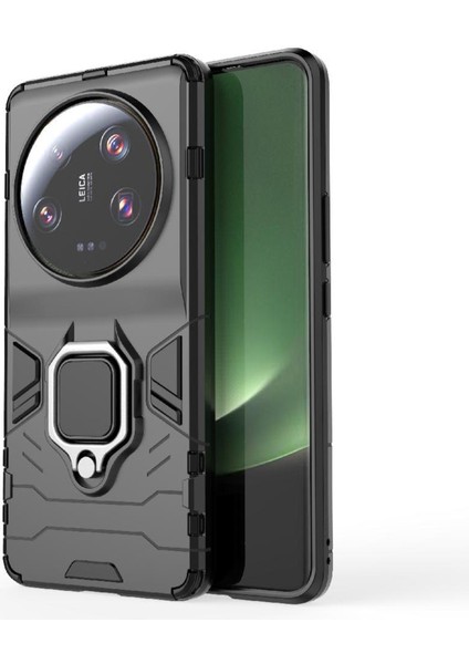 Halka Araba Montaj Kickstand Durumda Xiaomi 13 Ultra Askeri Sınıf Kickstand (Yurt Dışından)