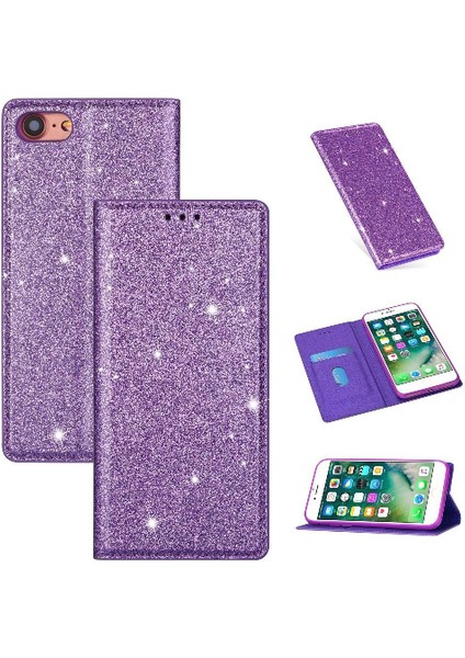 IPhone 8 Için Glitter Flip Case/iphone Se 2022 Flip Case Cüzdan Manyetik (Yurt Dışından)