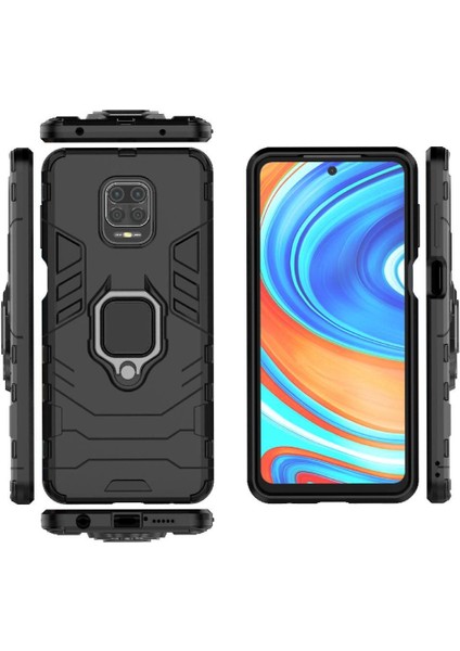 Halka Araba Montaj Kickstand Durumda Xiaomi Redmi Not 9s Kickstand Askeri (Yurt Dışından)