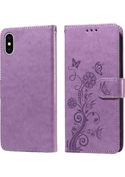 IPhone x Için Flip Case/xs Flip Çiçek Cardyuvaları Deri (Yurt Dışından)