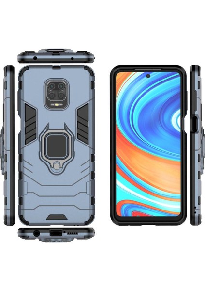 Halka Araba Montaj Kickstand Durumda Xiaomi Redmi Not 9 Için Pro Max Darbeye (Yurt Dışından)