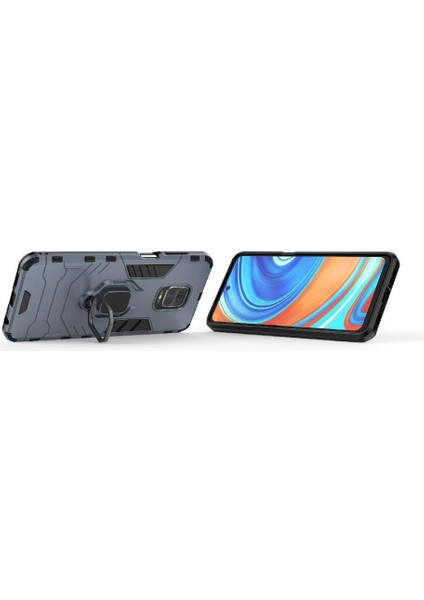 Halka Araba Montaj Kickstand Durumda Xiaomi Redmi Not 9 Için Pro Max Darbeye (Yurt Dışından)