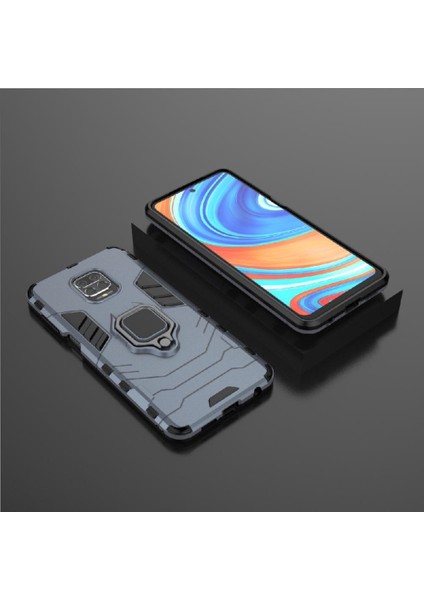 Halka Araba Montaj Kickstand Durumda Xiaomi Redmi Not 9 Için Pro Max Darbeye (Yurt Dışından)