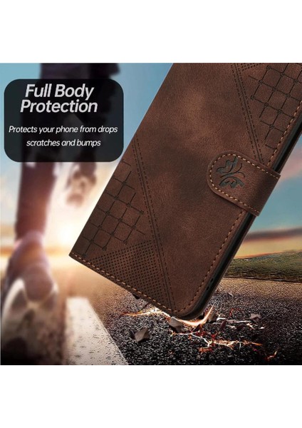 Samsung Galaxy A05S Kabartmalı Kelebek Yüksek Kaliteli Deri Için Flip Case (Yurt Dışından)