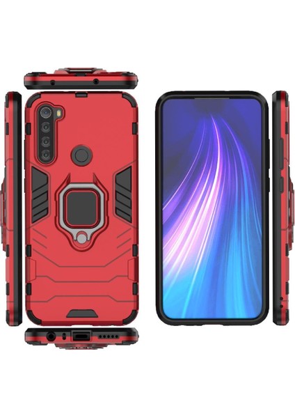 Halka Araba Montaj Kickstand Durumda Xiaomi Redmi Için Not 8t Metal Halka Tutucu (Yurt Dışından)