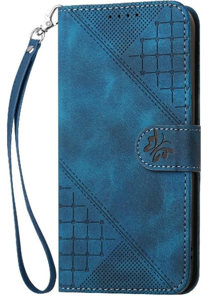IPhone 13 Için Flip Case Pro Yüksek Kalite Deri Telefon Kılıfı ile Kabartmalı (Yurt Dışından)