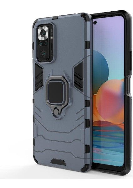 Halka Araba Montaj Kickstand Vaka Xiaomi Redmi Not 10 Için Pro Max Darbeye (Yurt Dışından)