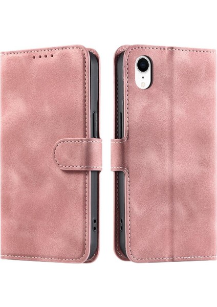 IPhone Xr Bilek Kayışı Kickstand Cüzdan Kart Yuvaları Manyetik Için Flip Case (Yurt Dışından)