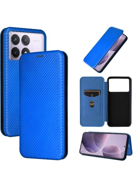 Xiaomi Redmi K70 Pro Için Flip Case Tam Koruma Deri Folio Kapak (Yurt Dışından)