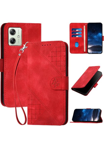 Motorola Moto G54 5g Yüksek Kalite Deri Telefon Kılıfı Için Flip Case ile (Yurt Dışından)
