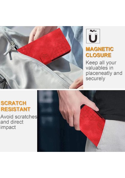 Xiaomi Redmi Kredmi Yüksek Kaliteli Deri Telefon Kılıfı Için Flip Case Kabartmalı (Yurt Dışından) modelleri