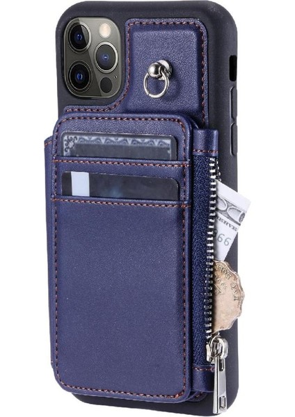 Cüzdan Kılıf IPhone 11 Pro Max 3 Büyük Kart Rfıd Engelleme Flip Folio Pu (Yurt Dışından)