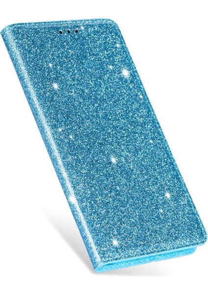 Samsung Galaxy A53 5g Kart Tutucu Manyetik Kapatma Için Glitter Flip Case (Yurt Dışından)