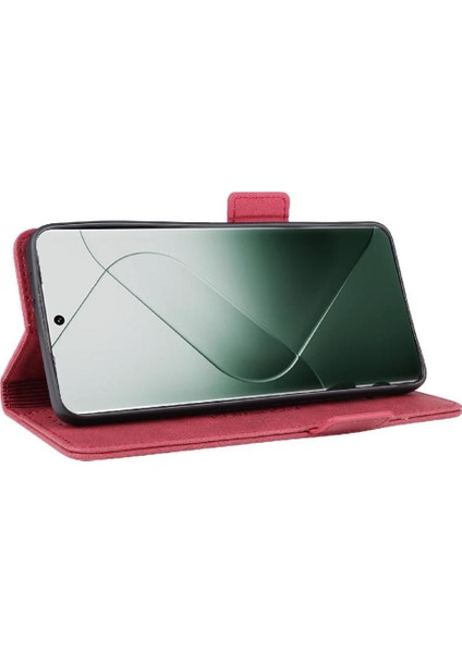 Xiaomi 14T Pro Manyetik Cüzdan Kart Tutucu Kapak Kickstand Için Flip Case (Yurt Dışından)