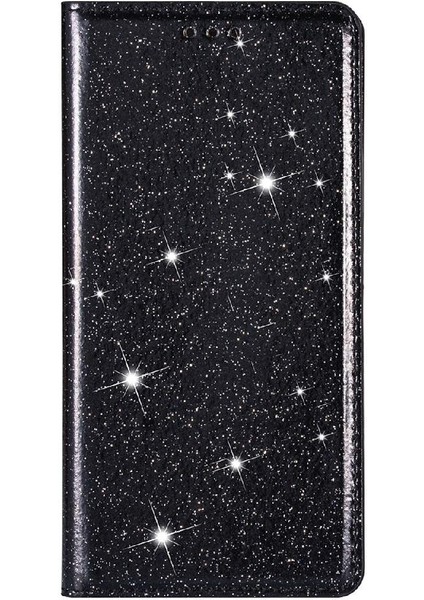 IPhone 15 Için Glitter Flip Case Artı Kart Tutucu Flip Case Cüzdan Pu (Yurt Dışından)