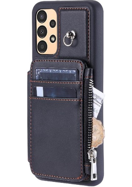 Cüzdan Kılıf Samsung Galaxy A14 4g/5g 3 Büyük Kart Kickstand Flip Folio (Yurt Dışından) fırsatları