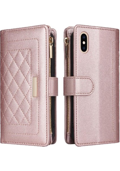 IPhone x Için Flip Case/xs Darbeye Cüzdan Kayış Kart Yuvaları (Yurt Dışından)