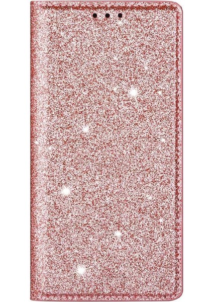 Samsung Galaxy S22 5g Için Glitter Flip Case Pu Deri Kart Tutucu Flip (Yurt Dışından)