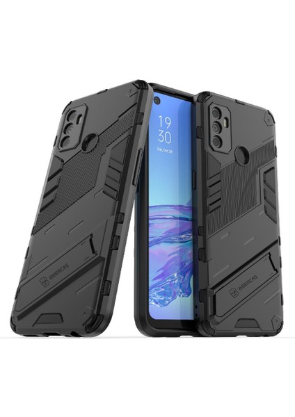 Oppo A53 4g Kickstand Koruyucu Kapak Için Kılıf Sağlam Askeri (Yurt Dışından)
