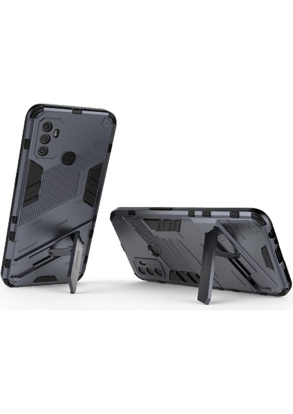 Oppo A53 4g Kickstand Koruyucu Kapak Için Kılıf Sağlam Askeri (Yurt Dışından)
