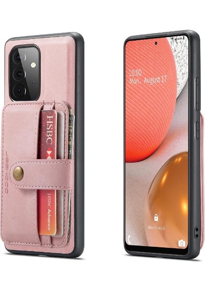 Samsung Galaxy A52 5g Manyetik Cüzdan Kablosuz Şarj Rfıd Için Kılıf (Yurt Dışından)