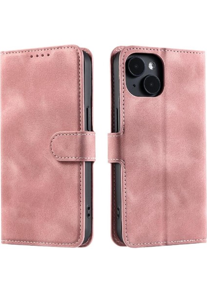 IPhone 13 Mini Cüzdan Kart Yuvaları Için Flip Case Pu Deri Kickstand Bilek (Yurt Dışından)