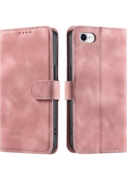 IPhone 7/8 Için Flip Case Bilek Kayışı Cüzdan Kart Yuvaları Pu Deri Manyetik (Yurt Dışından) fırsatları