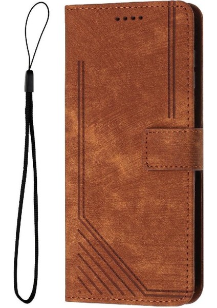 Xiaomi Poco M6 4g Kart Ekleme Cüzdan Pu Deri Için Flip Case (Yurt Dışından)