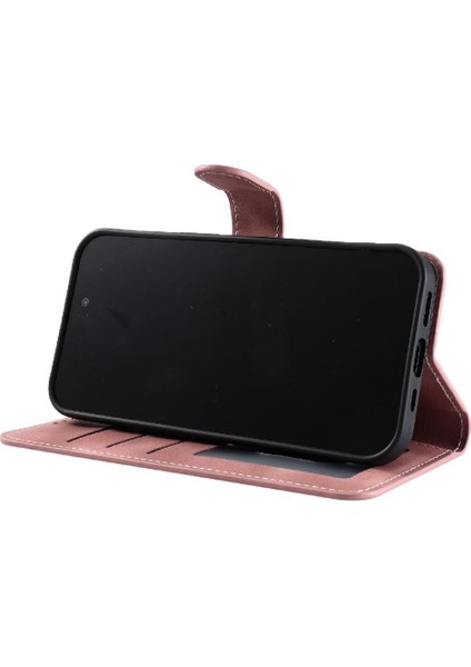 IPhone 12 Için Flip Case Manyetik Cüzdan Kart Yuvaları Pu Deri Kickstand (Yurt Dışından)