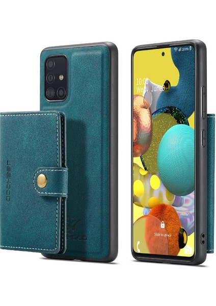 Samsung Galaxy A51 5g Için Kılıf Ayrılabilir Manyetik Tasarım Standı Kart Sahibi (Yurt Dışından)