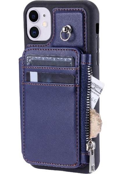 IPhone 12 Için Cüzdan Durumda Mini Rfıd Engelleme Kickstand Flip Folio Kılıf 3 (Yurt Dışından)