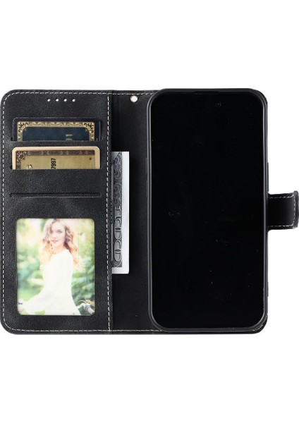 Sony Xperia 5 Için Flip Case Cüzdan Kart Yuvaları Pu Deri Manyetik Bilek (Yurt Dışından)