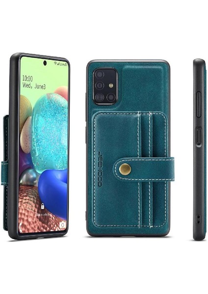 Samsung Galaxy A51 5g Rfıd Engelleme Kablosuz Şarj Cüzdan (Yurt Dışından)