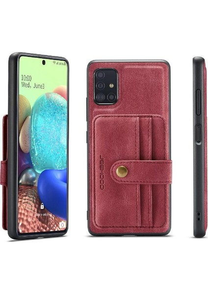 Samsung Galaxy A51 5g Rfıd Engelleme Kablosuz Şarj Cüzdan (Yurt Dışından)