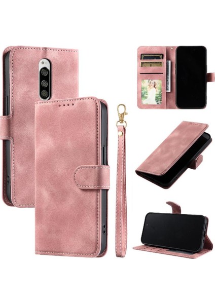 Sony Xperia 1 Için Flip Case Bilek Kayışı Kickstand Cüzdan Kart Yuvaları Pu (Yurt Dışından) fırsatları