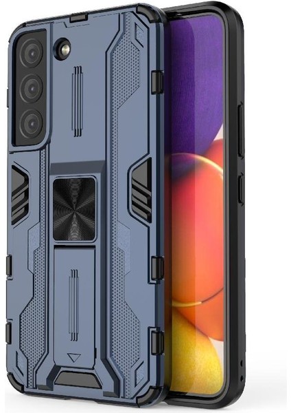 Halka Araba Dağı Kickstand Kılıf Samsung Galaxy S22 5g Askeri Sınıf (Yurt Dışından) fırsatları