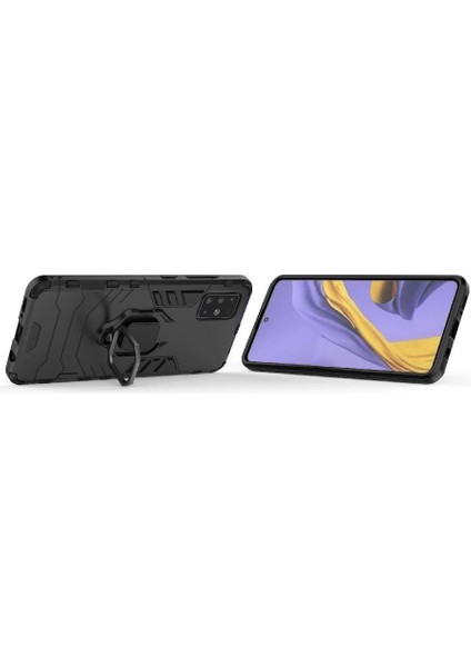 Halka Araba Dağı Kickstand Kılıf Samsung Galaxy A51 5g Askeri Sınıf (Yurt Dışından) indirimleri