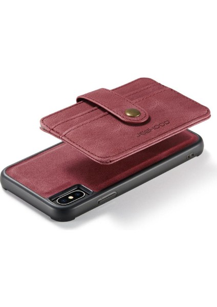 IPhone Xs Max Kablosuz Şarj Rfıd Engelleme Cüzdan Manyetik (Yurt Dışından)