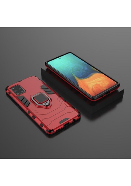 Halka Araba Dağı Kickstand Kılıf Samsung Galaxy A71 5g Darbeye Metal (Yurt Dışından) indirimleri