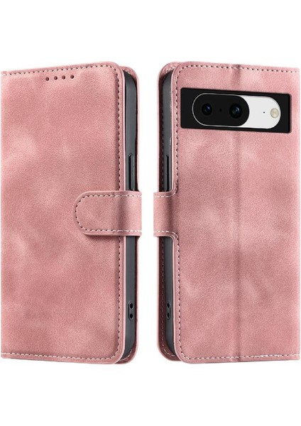 Google Piksel 8 Manyetik Bilek Kayışı Cüzdan Kart Yuvaları Pu Için Flip Case (Yurt Dışından)