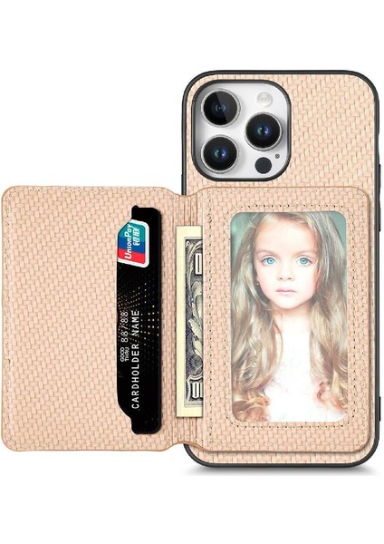 IPhone 16 Için Kılıf Pro Max Komple Kamera Güvenlik Standı Fonksiyonu Rfıd Kart (Yurt Dışından)