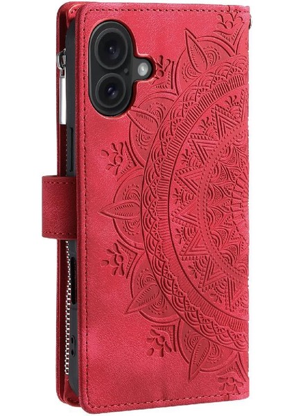 El Kayışı ile IPhone 16 Için Flip Case Birden Fazla Kart Kickstand Getirmek (Yurt Dışından) modelleri
