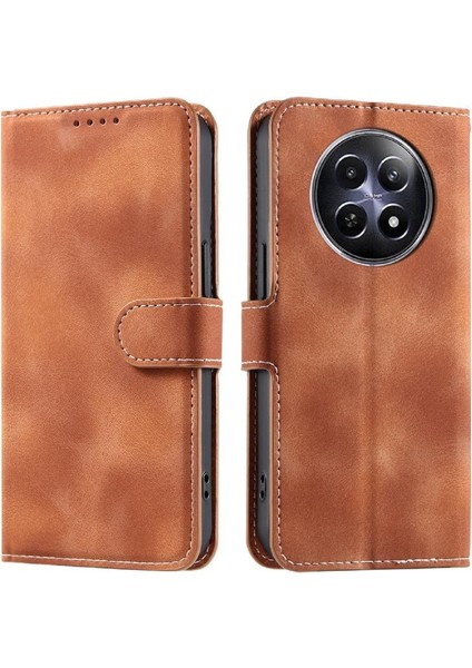 Realme 12 5g Kickstand Pu Deri Manyetik Bilek Kayışı Kart Için Flip Case (Yurt Dışından) indirimleri