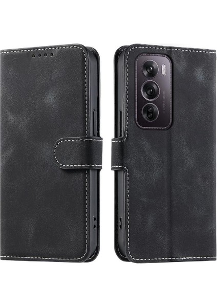 Oppo Oppo 12 Pro 5g Için Flip Case Manyetik Bilek Kayışı Pu Deri Cüzdan (Yurt Dışından) fırsatları