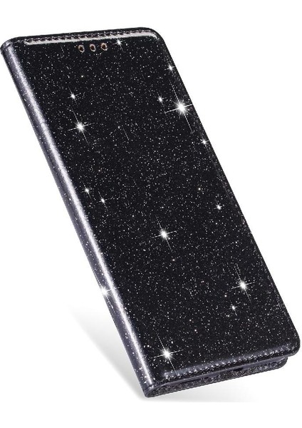 IPhone 14 Için Glitter Flip Case Pro Max Flip Case Cüzdan Pu Deri Kart (Yurt Dışından)