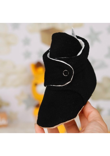 Polar Bebek Pandufu, Kaydırmaz Taban, Ev Botu, Kreş Ayakkabısı Patik, Siyah fırsatları